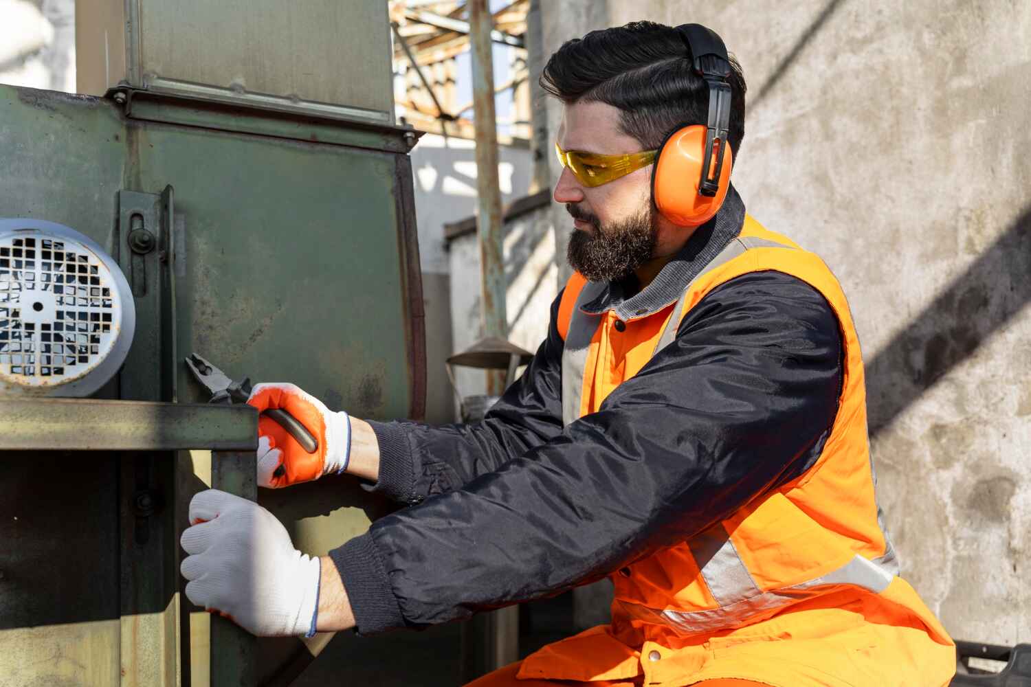 HVAC air duct cleaning